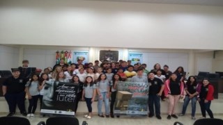Vereadores Mirins fazem lançamento de Campanha Educativa. Vereadores Mirins fazem lançamento de Campanha Educativa.